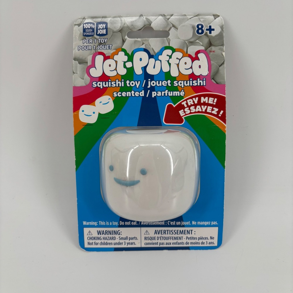 Jet-Puffed Marshmallow Squishy Toy Kids OS White Scented NIP